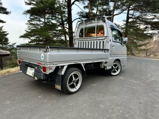 青森県発 サンバートラック スーパーチャージャー ハイルーフ 4WD 5速MT ABS H22年 タイベル・スーパーチャージャー交換済みの画像5