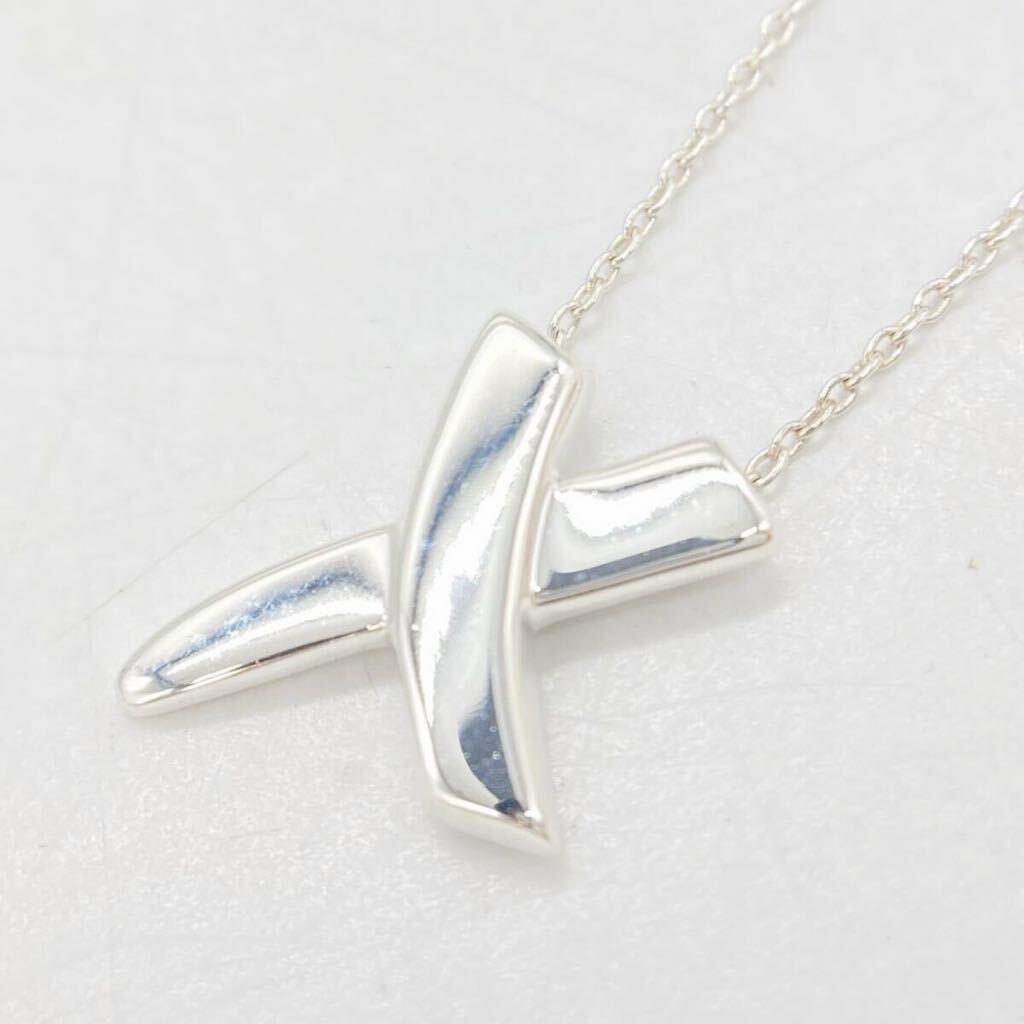 ■TIFFANY &Co/ティファニー パロマピカソキスネックレス 2点■a約7.5g silver ジュエリー jewelry ネックレス necklace Ag 925 DE0の画像3