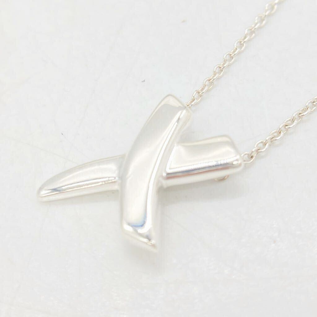 ■TIFFANY &Co/ティファニー パロマピカソキスネックレス 2点■a約7.5g silver ジュエリー jewelry ネックレス necklace Ag 925 DE0の画像2