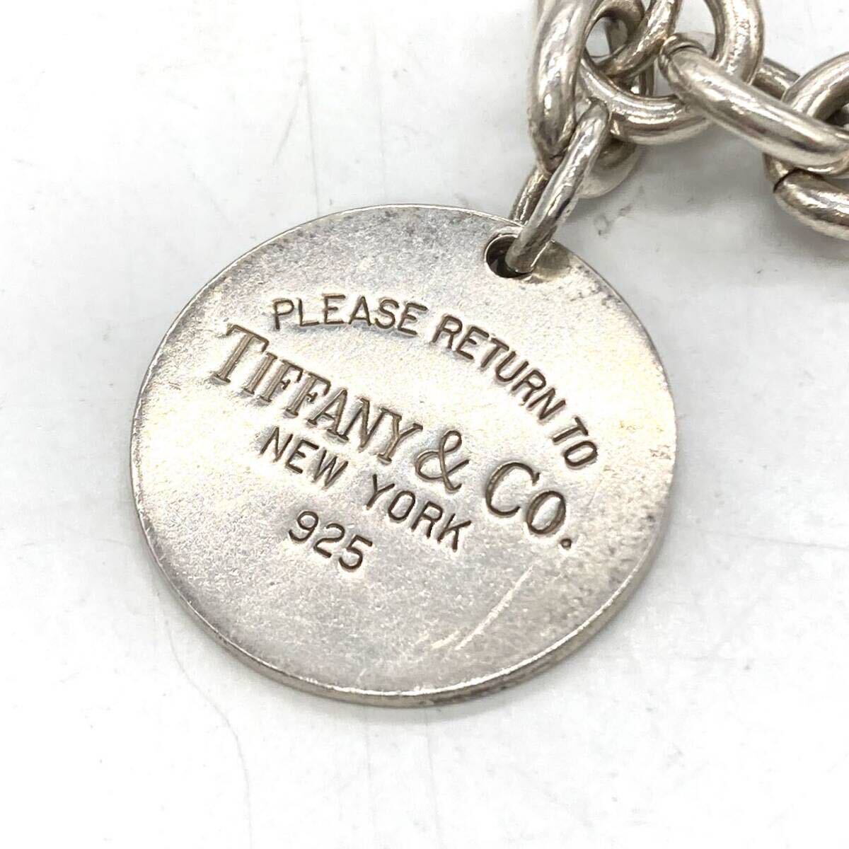 ■TIFFANY&Co./ティファニーリターントゥ2点 ■a約89gシルバー オーバルタグ 925刻印 ネックレス ブレスレット シルバー silver DA0の画像4