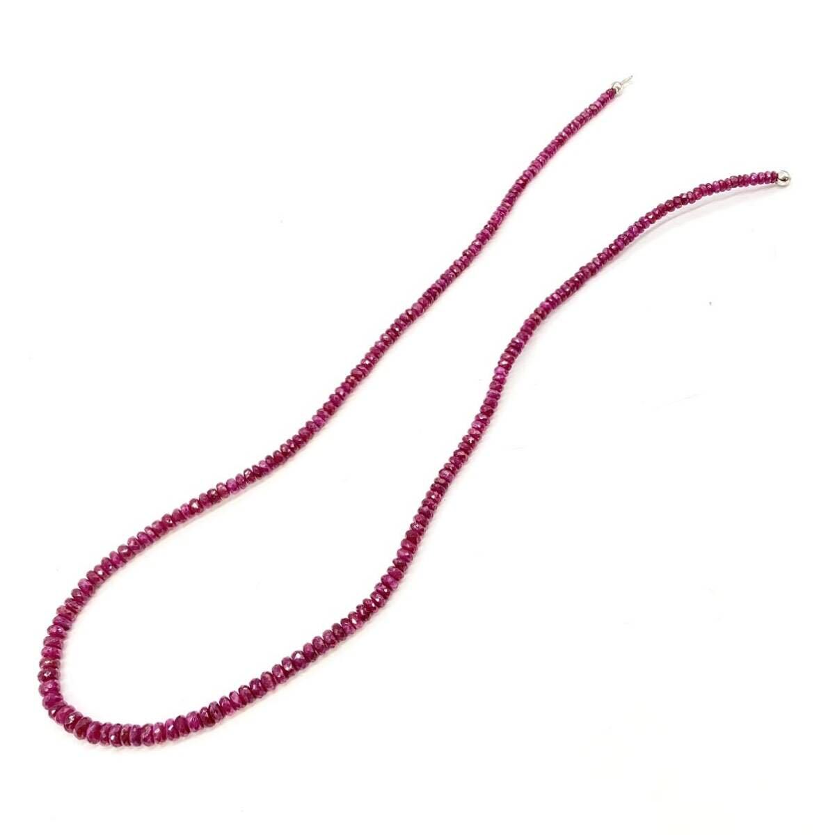 ■ルビーアクセサリーパーツおまとめ■a重量約15g 裸石 宝石 ruby コランダム 紅玉 jewelry ジュエリー necklace accessory 両穴 CE0