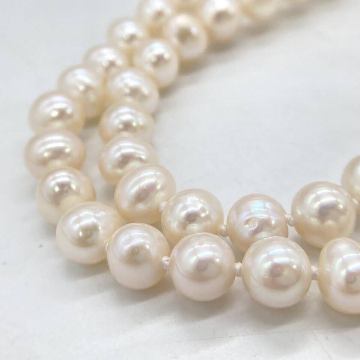 ■淡水パールネックレス5点おまとめ■a約219.5g 真珠 パール ケシ バロック ネックレス pearl Pearl necklace jewelry silver DA0 の画像5