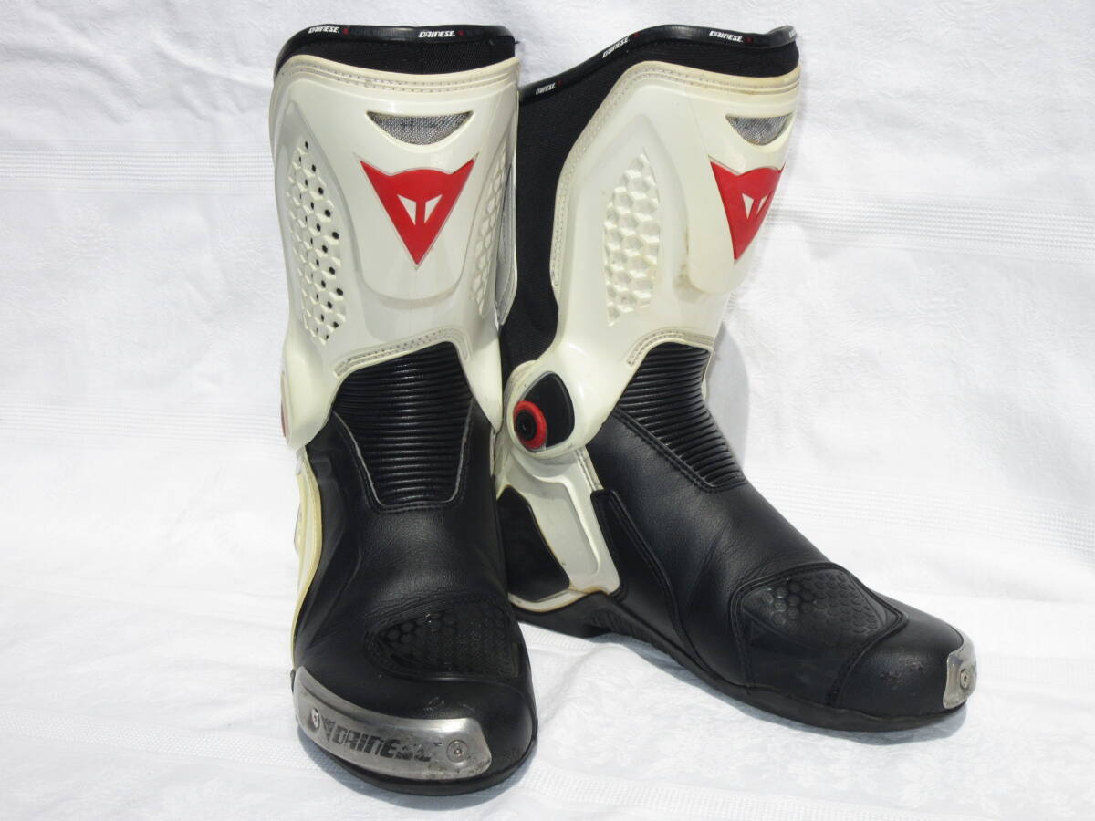 中古品 EU40 DAINESE ダイネーゼ ヨーロッパ製 ST.TORQUE OUT ブーツ 25,5-26cm DUCATI R1CBR course D1 out ST TRQ D-WPNexus boots_画像2