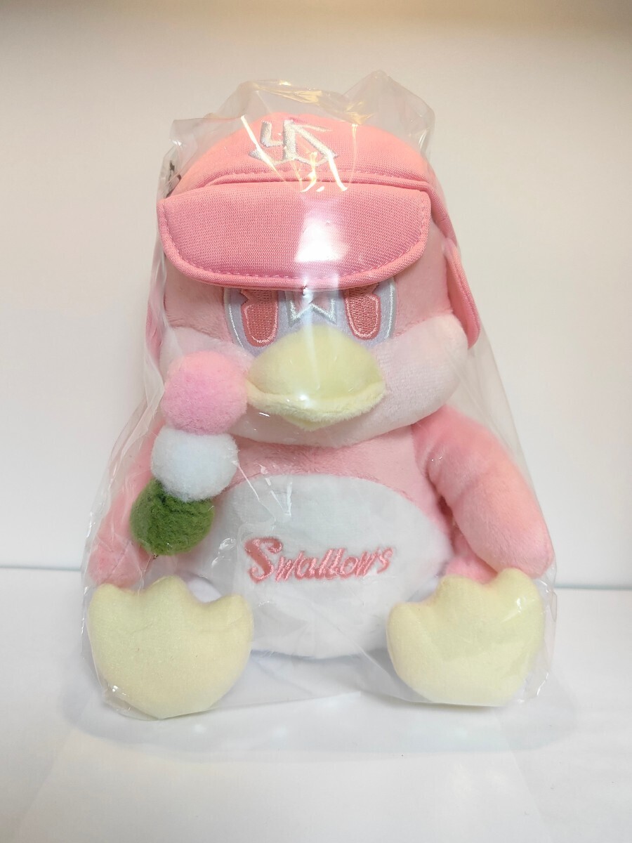 2024New お座りつば九郎（桜だんごVer.）【完売品】東京ヤクルトスワローズ つば九郎 ぬいぐるみの画像3