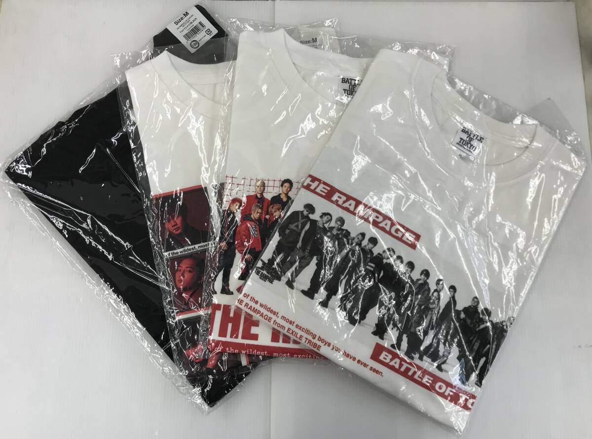 (未使用品)THE RAMPAGE Tシャツ/ライブTシャツ Mサイズ 4点セット_画像1