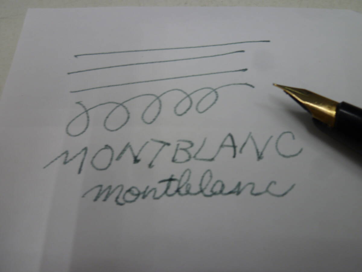 『アンティーク』MONTBLANC/モンブラン 万年筆 ペン先585刻印（14金/K14） ケース付き_画像8