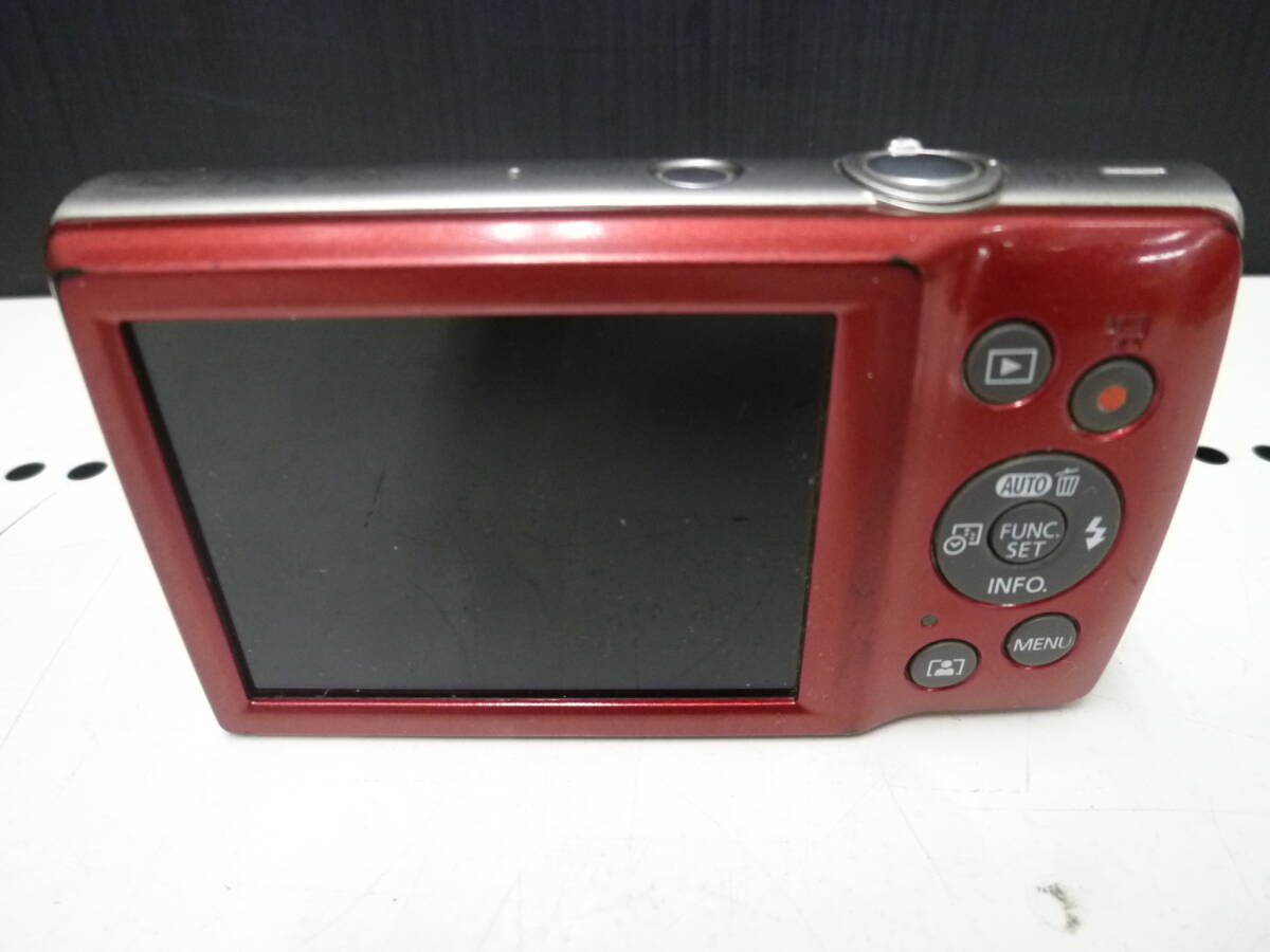 『中古品』Canon/キャノン コンパクトデジタルカメラ IXY200/レッド 2000万画素_画像8