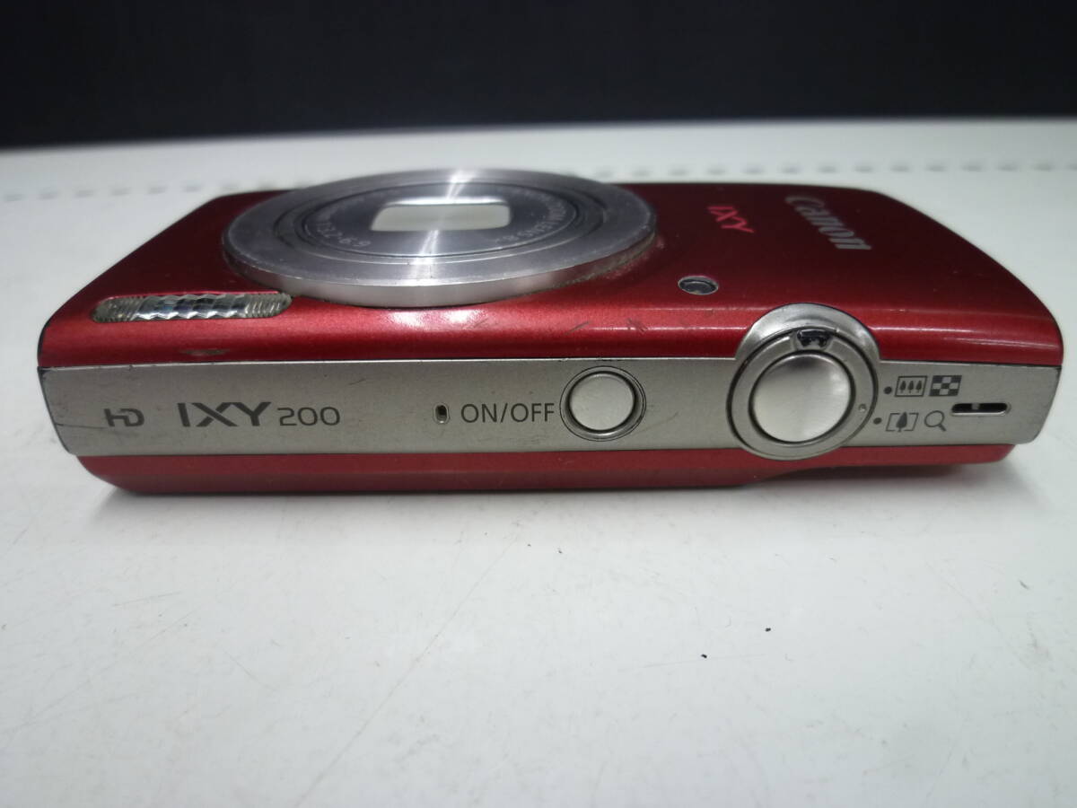 『中古品』Canon/キャノン コンパクトデジタルカメラ IXY200/レッド 2000万画素_画像4