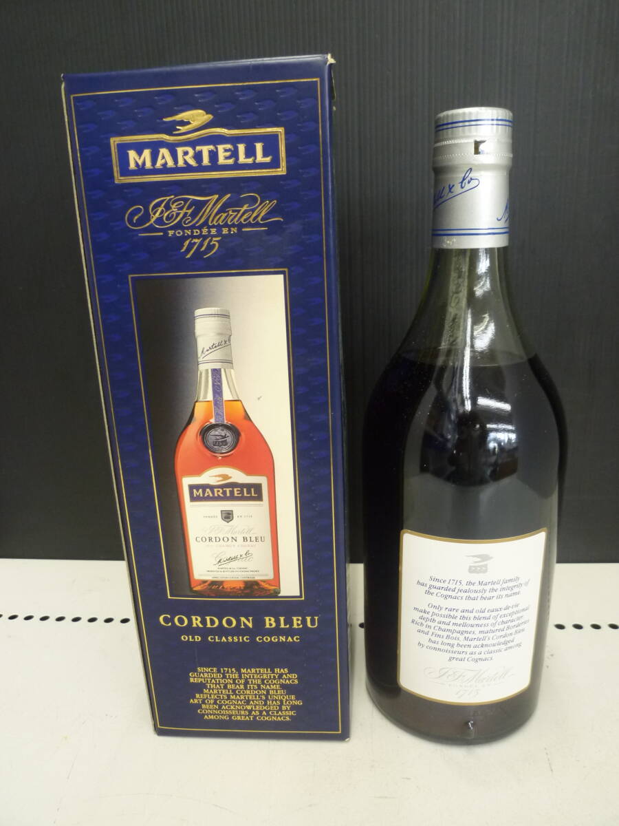 『未開栓』MARTELL/マーテル CORDON BLEU/コルドンブルー ブランデー オールドクラシックコニャック 700ml/40% 箱入り_画像2