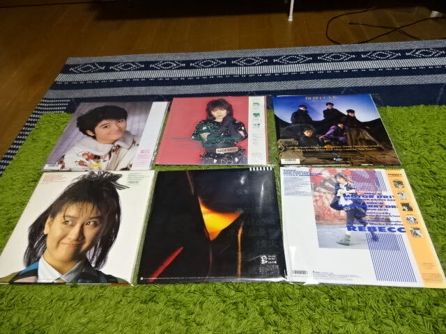 LPレコード 6セット 中森明菜 浜田麻里 荻野目洋子 渡辺美里 レベッカの画像2