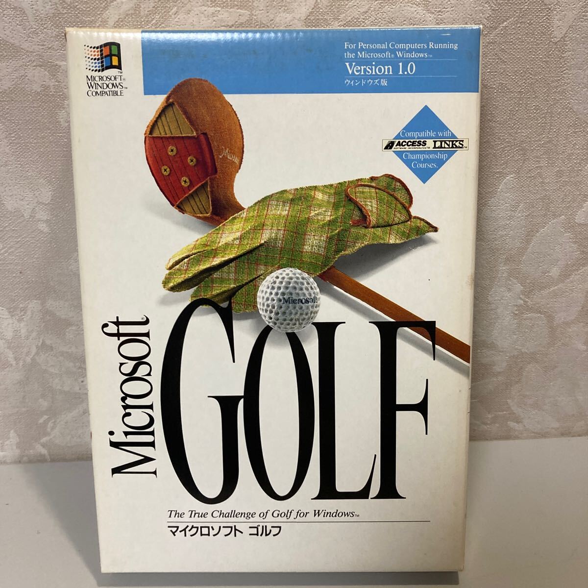 マイクロソフト Microsoft Golf ゴルフゲーム パソコン用ソフト Windows95 ウィンドウズ版バージョン1.0 フロッピーディスク 動作未確認_画像5