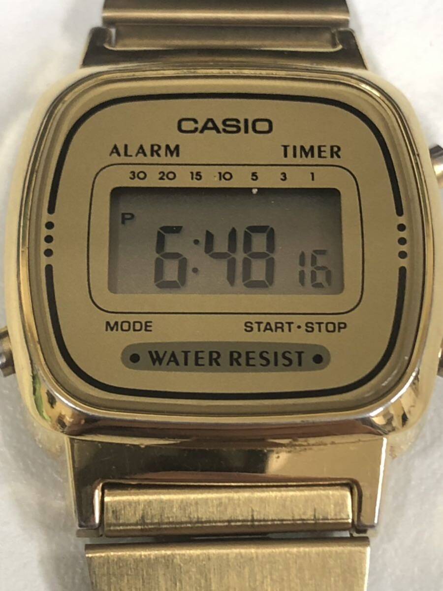 稼働品 CASIO カシオ LA670W デジタル 腕時計 の画像2