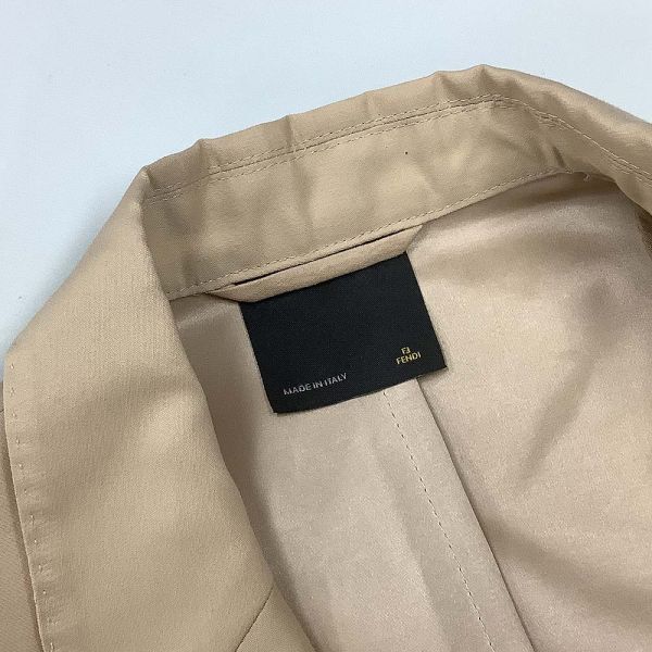 [D2573] Fendi skirt suit setup silk . beige group 40/38 FENDI