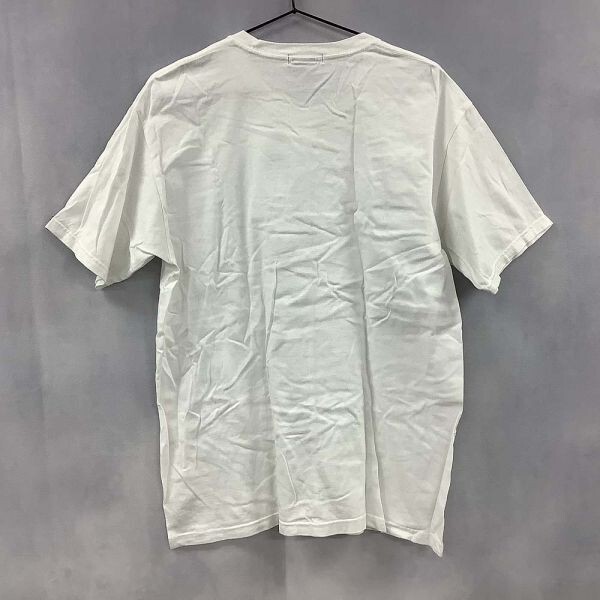 [D2704] オーバーザストライプス Tシャツ ホワイト系 L OVER THE STRiPES / 小型便OK_画像2
