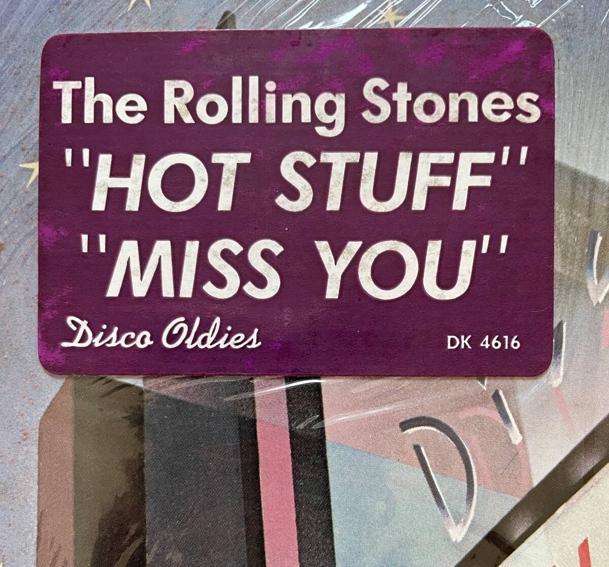 レア！12” 強音圧「The Rolling Stones - Hot Stuff / Miss You」Atlantic Disco Oldies 1979年 キースリチャーズ ミックジャガー_画像2