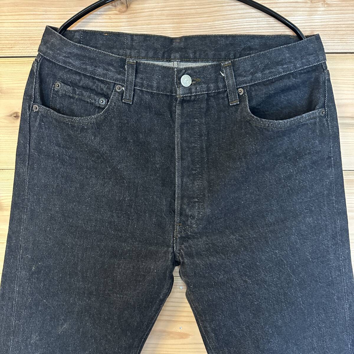 Levis / 501-0658 653刻印 80s　BLACK MADE IN USA　先染め W34 L30　ビンテージ　_画像4