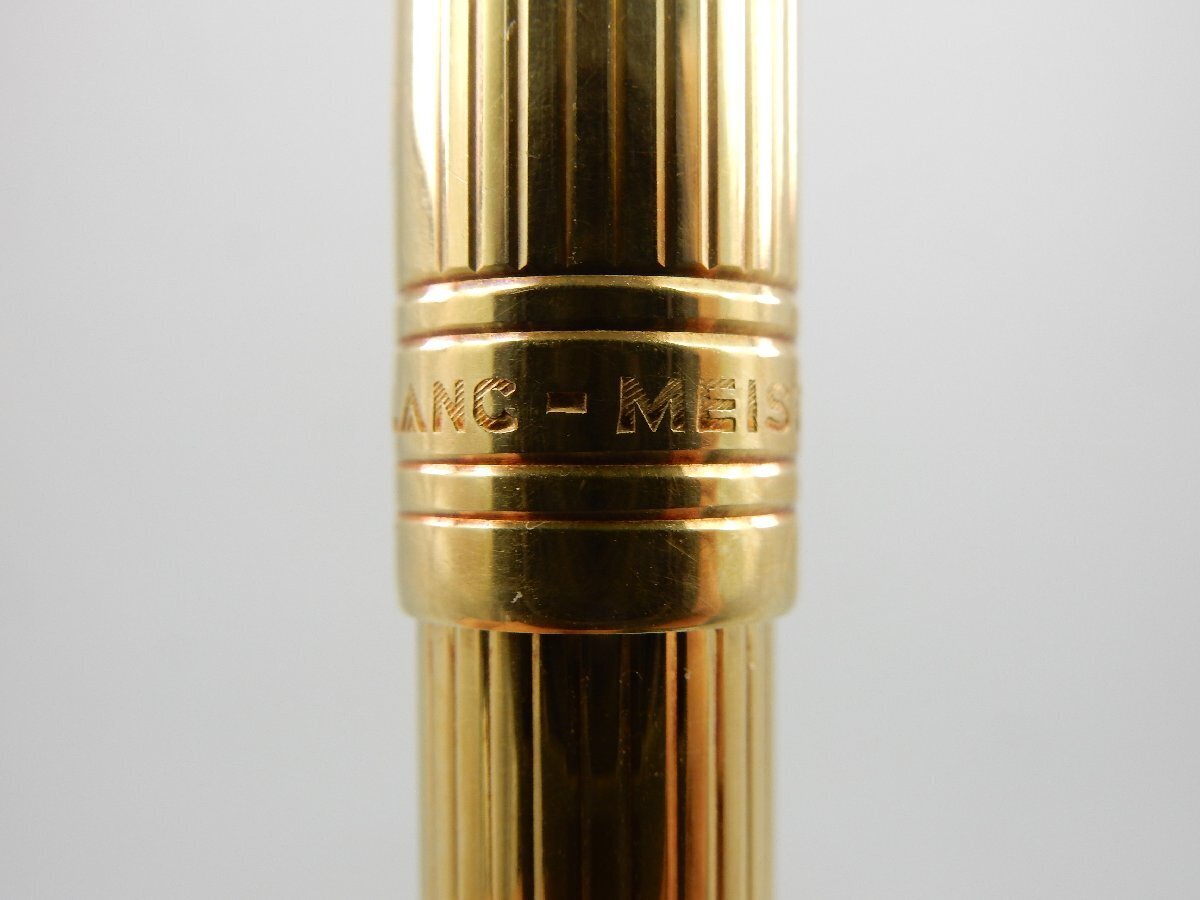 モンブラン クラシック K18 金無垢 ツイスト式 ボールペン 1の画像8