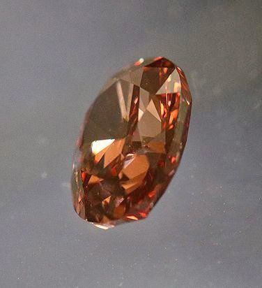 カラーダイヤ 0.537crt Fancy Deep Brownish Orangy Pink_画像2