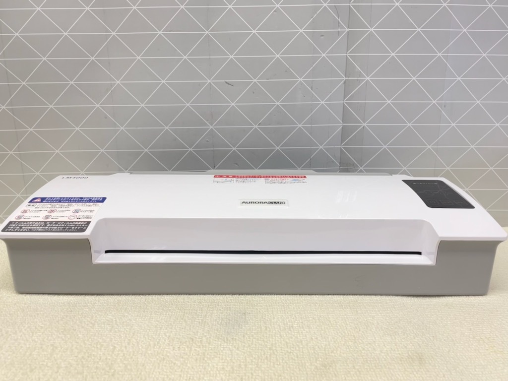 C22 with translation beautiful goods used moving . settled industry fastest starting up 5 second!! AURORA Aurora Japan business use A3 laminating machine 4ps.@ roller 75/100/150μ LM4000