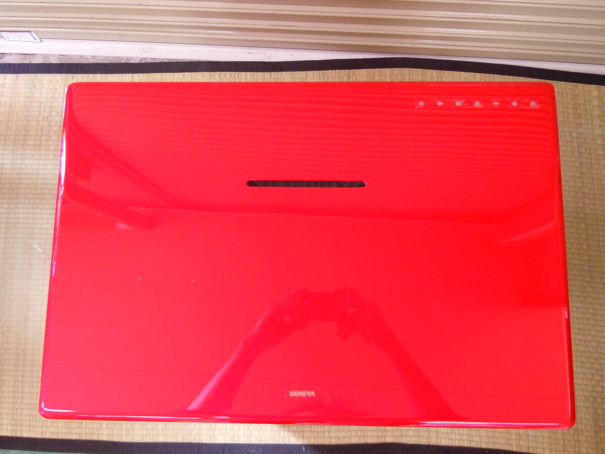 展示未使用品 GENEVA SOUND SYSTEM MODEL XL BT対応 スーピーカー ジェネーバ サウンドシステム モデル XL RED レッド ピアノ塗装仕上の画像2
