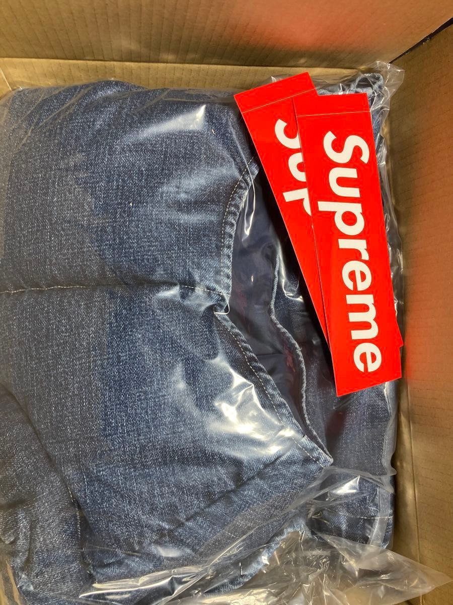 Supreme x Nike Denim Puffer Vest "Indigo"シュプリーム x ナイキ デニム  Lサイズ