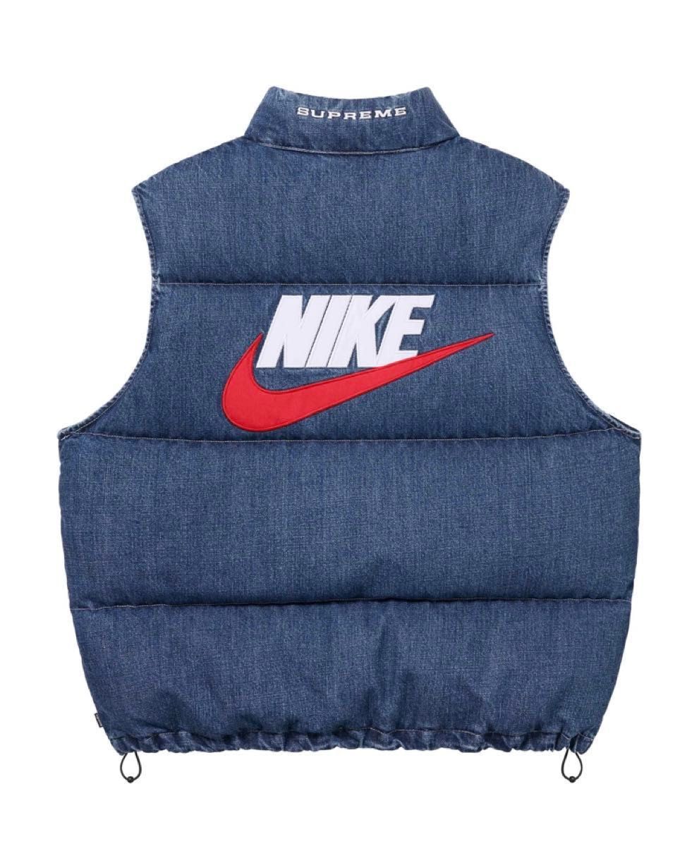 Supreme x Nike Denim Puffer Vest "Indigo"シュプリーム x ナイキ デニム  Lサイズ