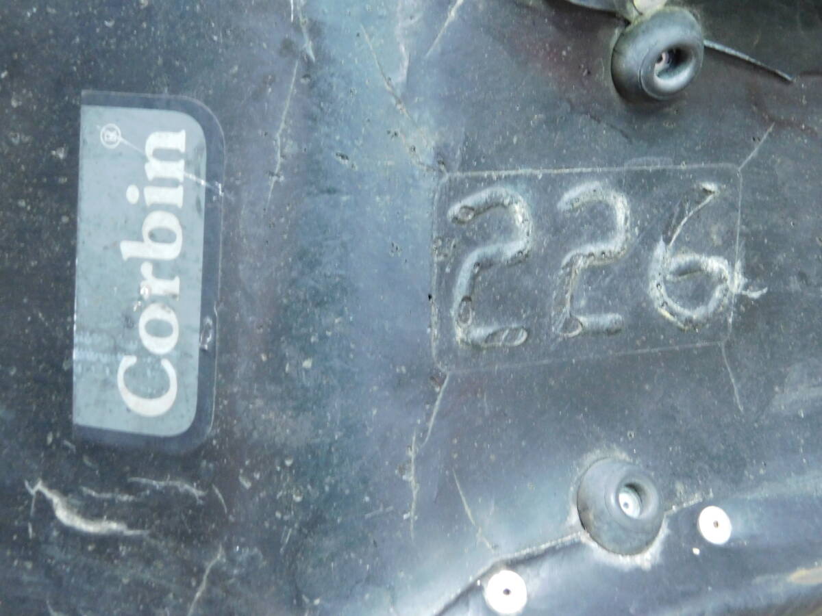 Corbin コルビン ガンファイターシート 226 フレイムステッチ FXR系 破れあり 補修シートベースに/HS02の画像7