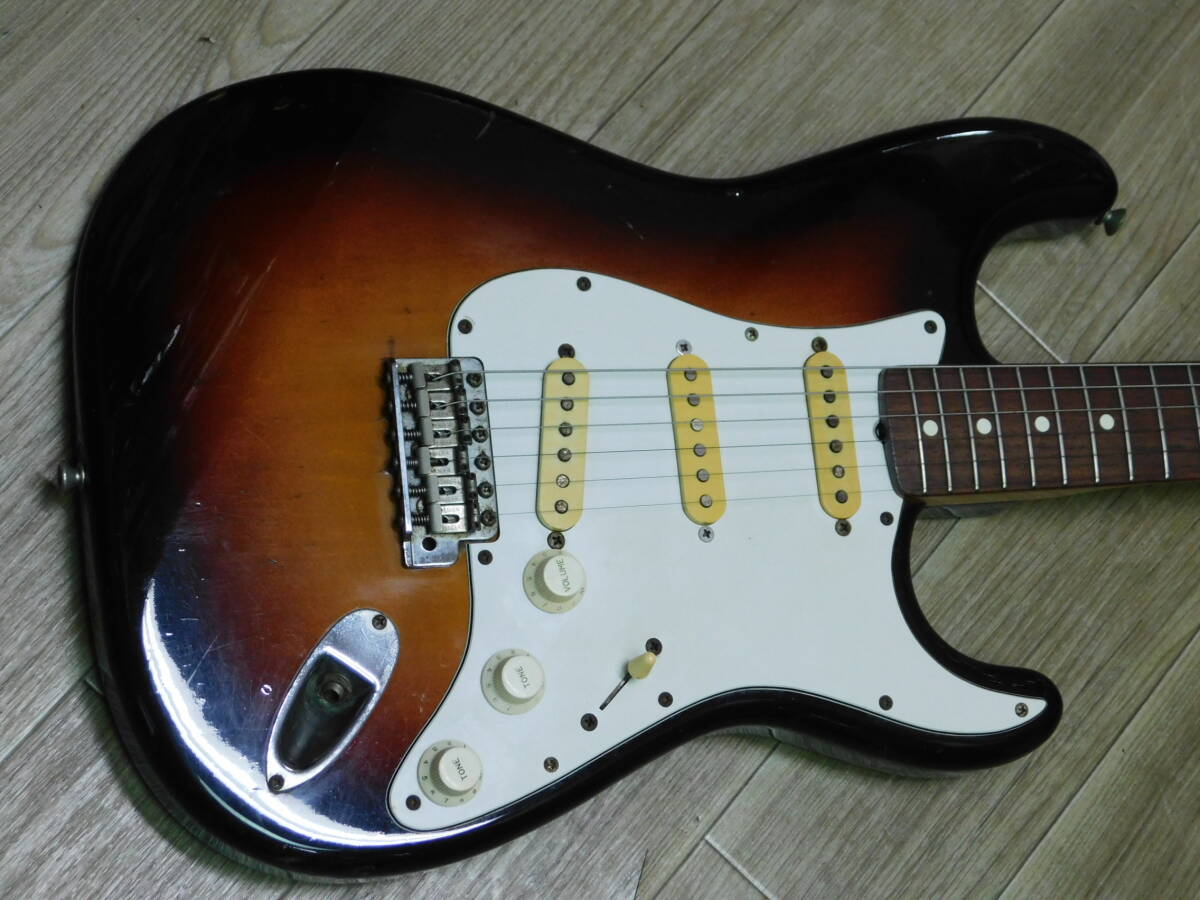 【希少JVシリアル】Squier By Fender STRATOCASTER MADE IN JAPAN 日本製 ストラトキャスター 現状/F602の画像2