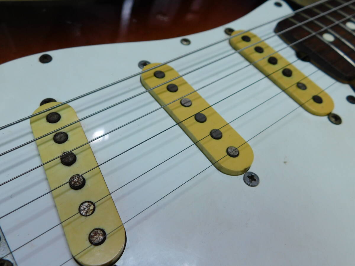 【希少JVシリアル】Squier By Fender STRATOCASTER MADE IN JAPAN 日本製 ストラトキャスター 現状/F602の画像7