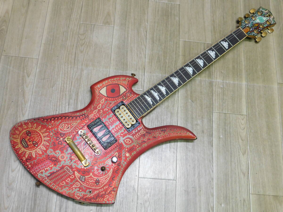 Yahoo!オークション - 【HIDE風ペイントモデル】FERNANDES MG Yahoo!オークション - 【HIDE風ペイントモデル】FERNANDES MG
