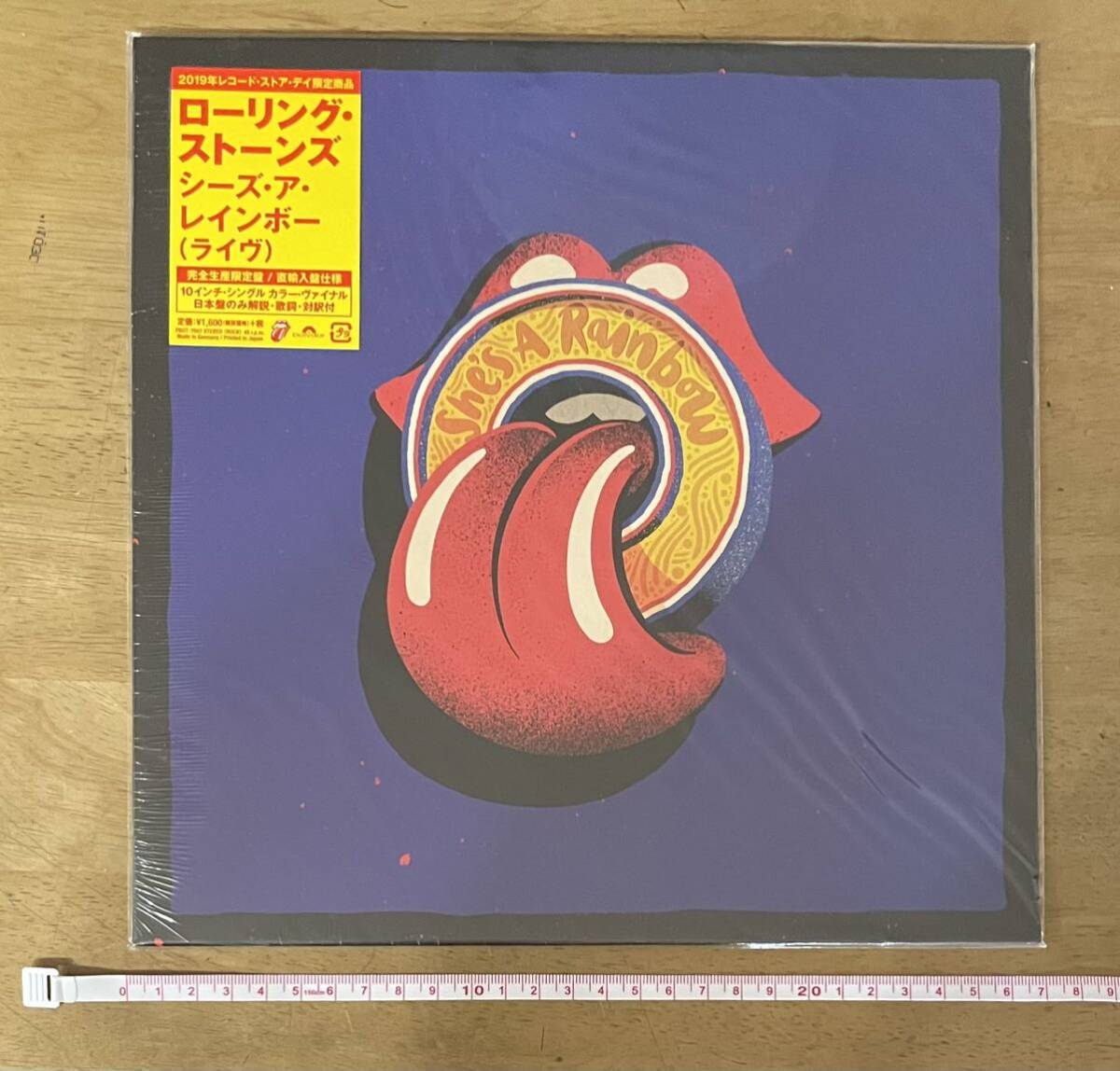 未開封 国内盤 ローリングストーンズ ROLLING STONES シーズアレインボー （ライヴアットUアリーナ） COLORED 10インチEPの画像4