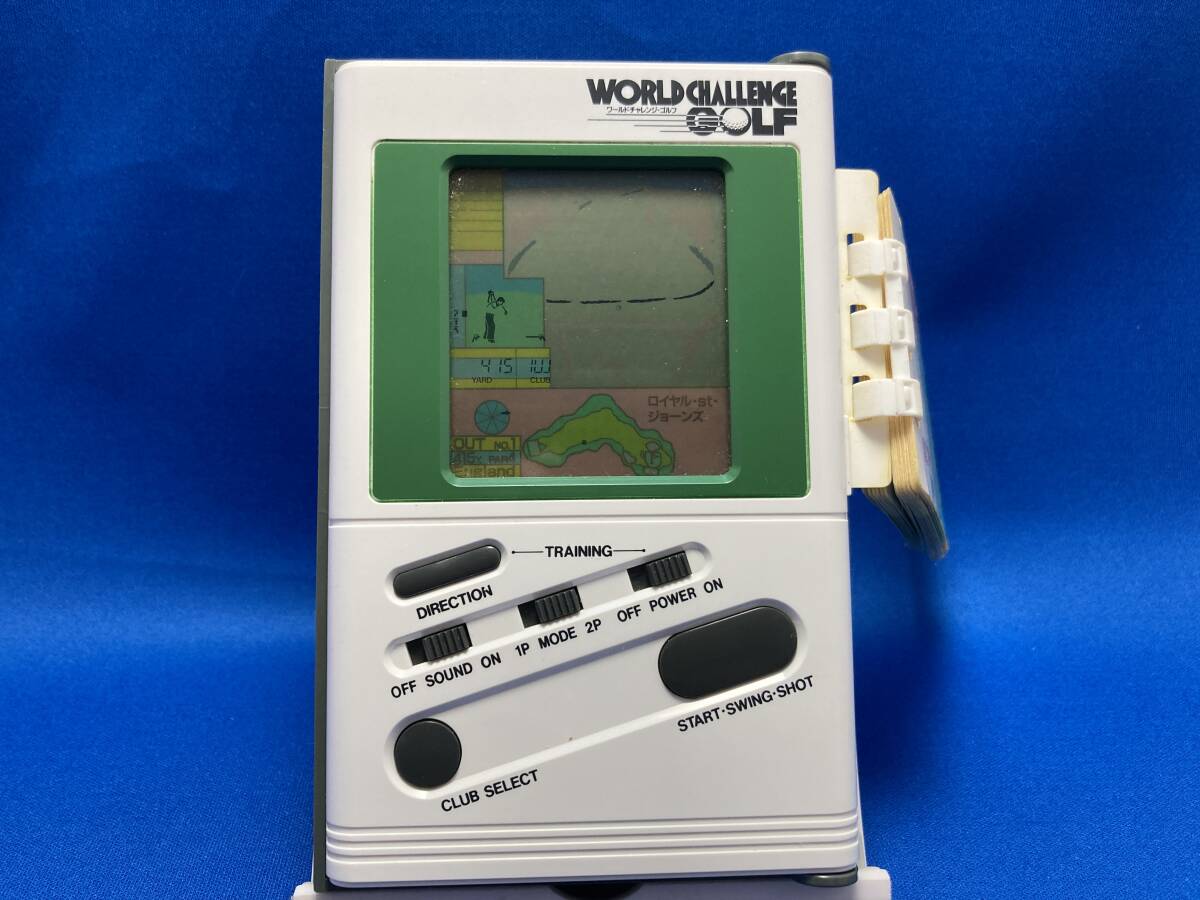 【動作品】LSIゲーム ワールドチャレンジゴルフ ゲームウォッチ LCD WORLD CHALLENGE GOLF バンダイ 携帯ゲーム BANDAI レトロの画像2