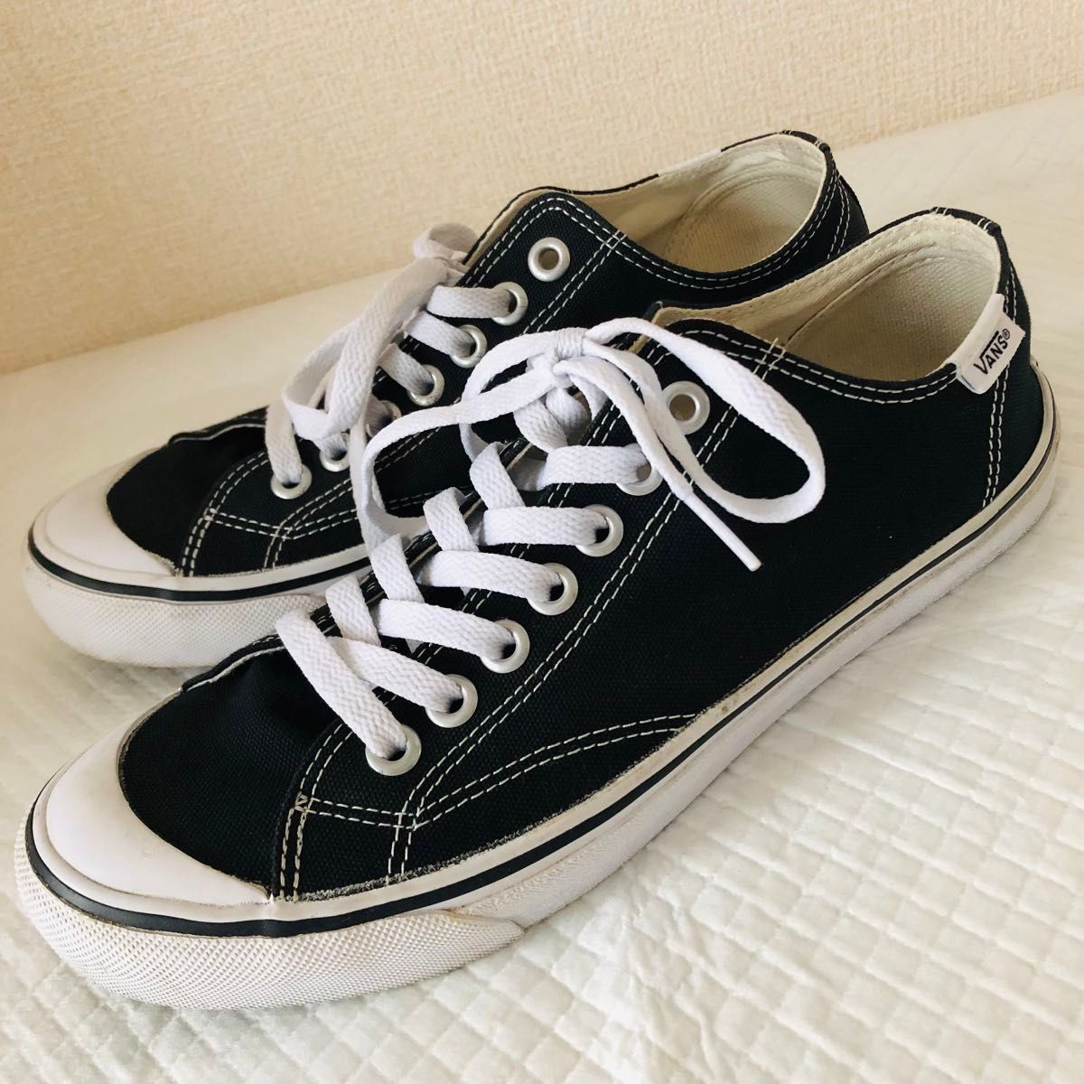 【VANS】ヴァンズ スニーカー キャンパススニーカー 26cm 黒 元箱なし