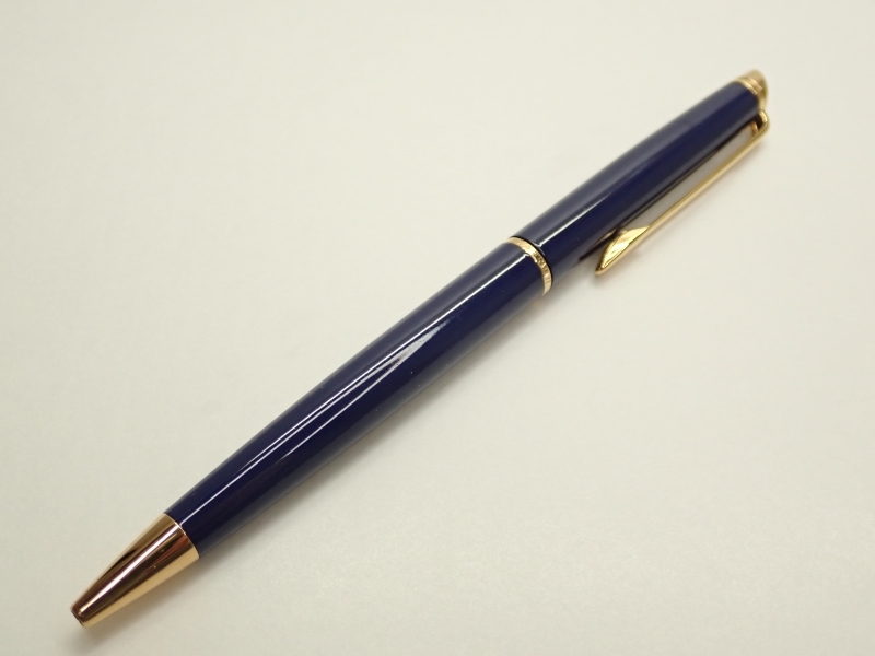 V360 ボールペン WATERMAN ウォーターマン ブルー×ゴールドカラー ヴィンテージ/文房具/ペン/筆記具/Vintage/Penの画像1