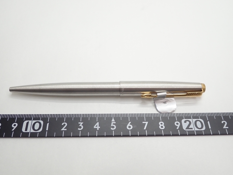 V364 ボールペン PARKER 45 パーカー シルバー×ゴールドカラー ヴィンテージ/文房具/ペン/筆記具/Vintage/Penの画像7
