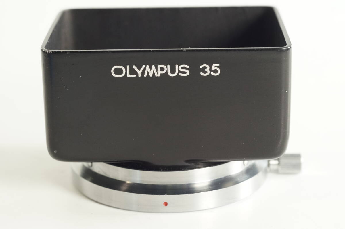 341『並品』OLYMPUS 35 35-S用 オリンパス 角型 メタルレンズフード 内径36mmかぶせ式_画像1