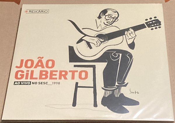 BRA盤23年オリジ！新品！3枚組！98年のサンパウロでのライブ音源！Joao Gilberto /Joao Gilberto Ao Vivo No Sesc_1998_画像1