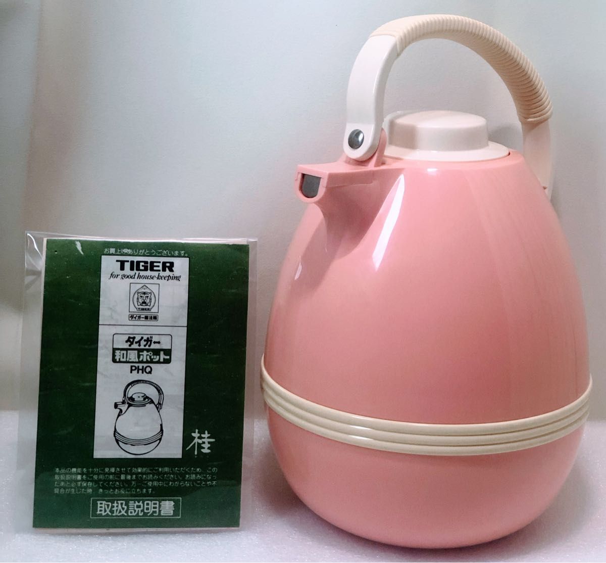 懐かしい昭和レトロ商品 タイガー和風ポット(桂)魔法瓶PHQ 懐かしい昭和レトロ商品 タイガー和風ポット(桂)魔法瓶PHQ