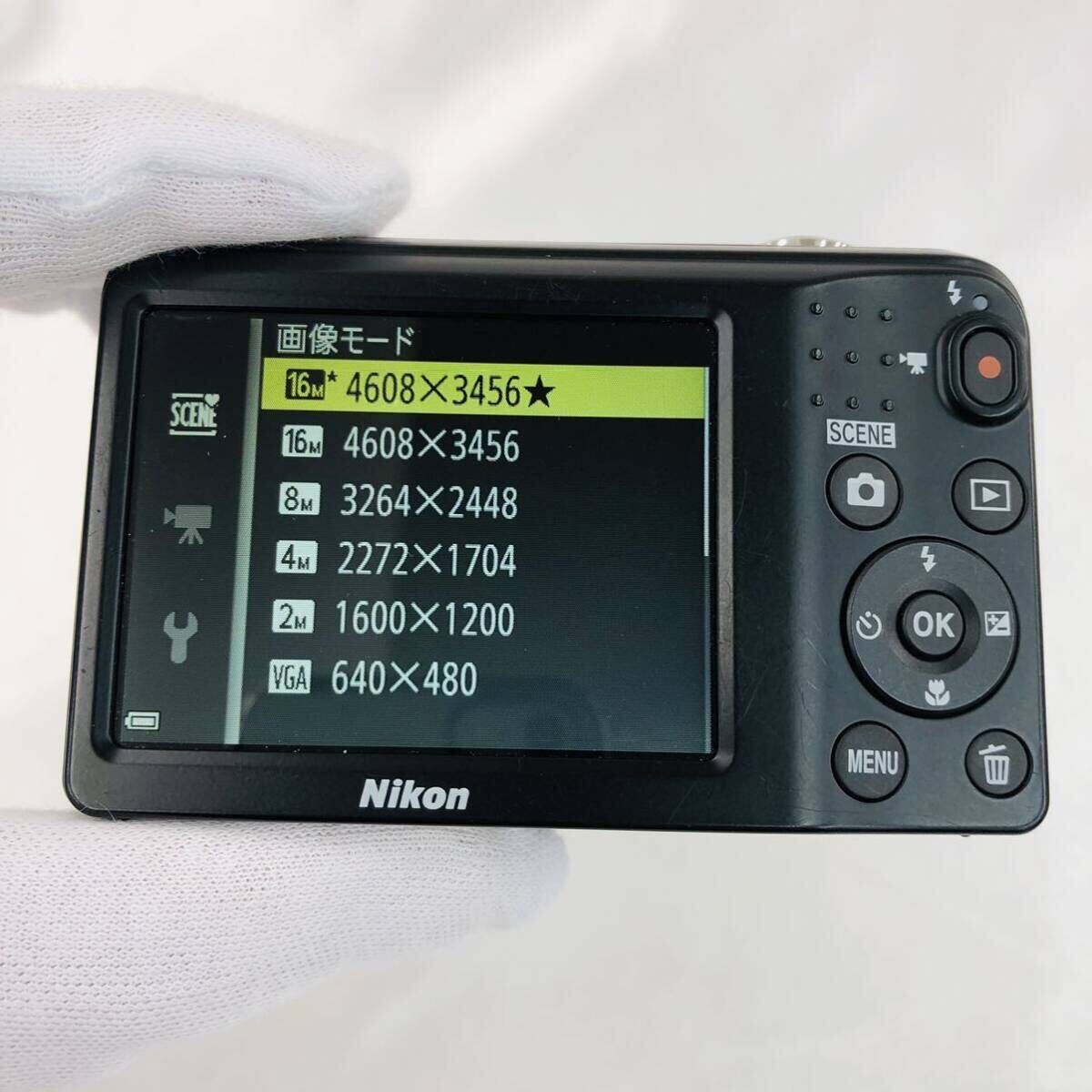 Nikon Coolpix L31 レッド デジカメ 通電ok C4の画像7