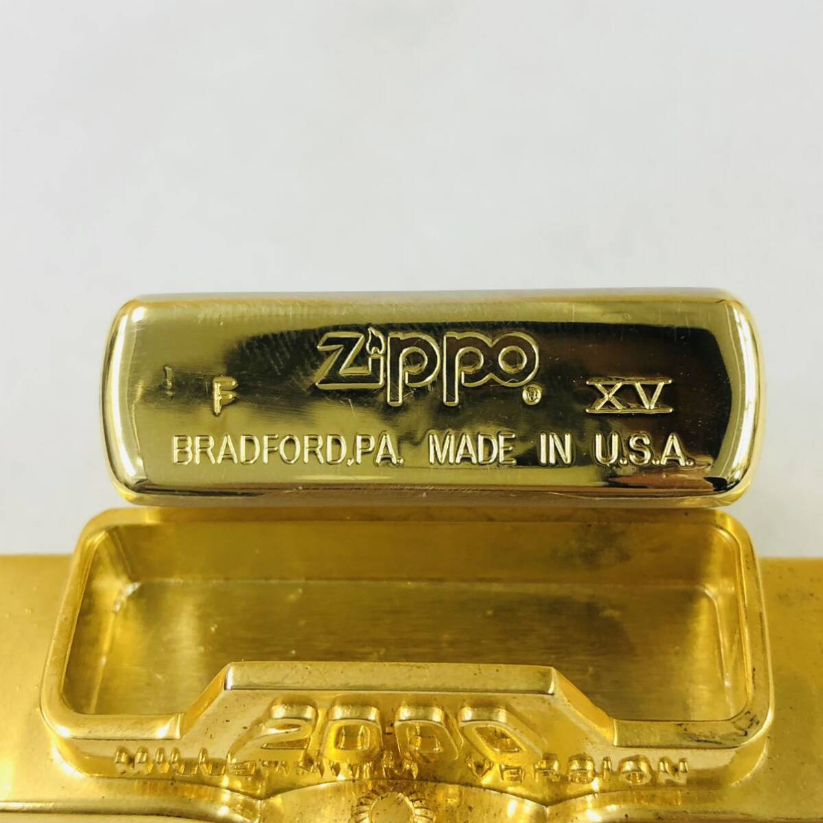 Zippo ジッポー 限定 MILLENIUM ミレニアム 2000 ゴールド 時計台座付き C4の画像5