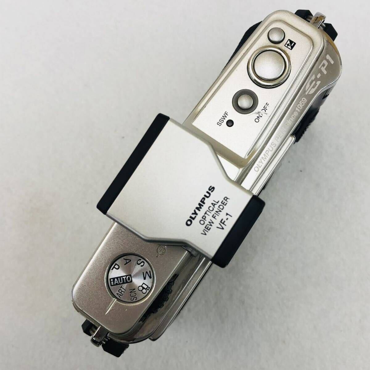 OLYMPUS PEN E-P1 VF-1 ミラーレス一眼＋レンズ 12-50mm 1:3.5-6.3 EZ ED 現状セット品 箱付き B3_画像5