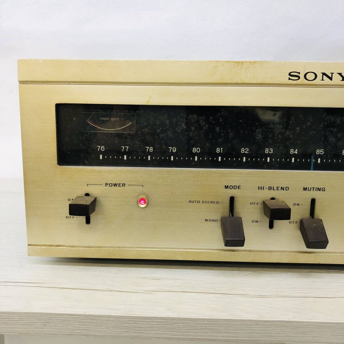 SONY ソニー ST-5000 FM ステレオチューナー 通電ok C2_画像2