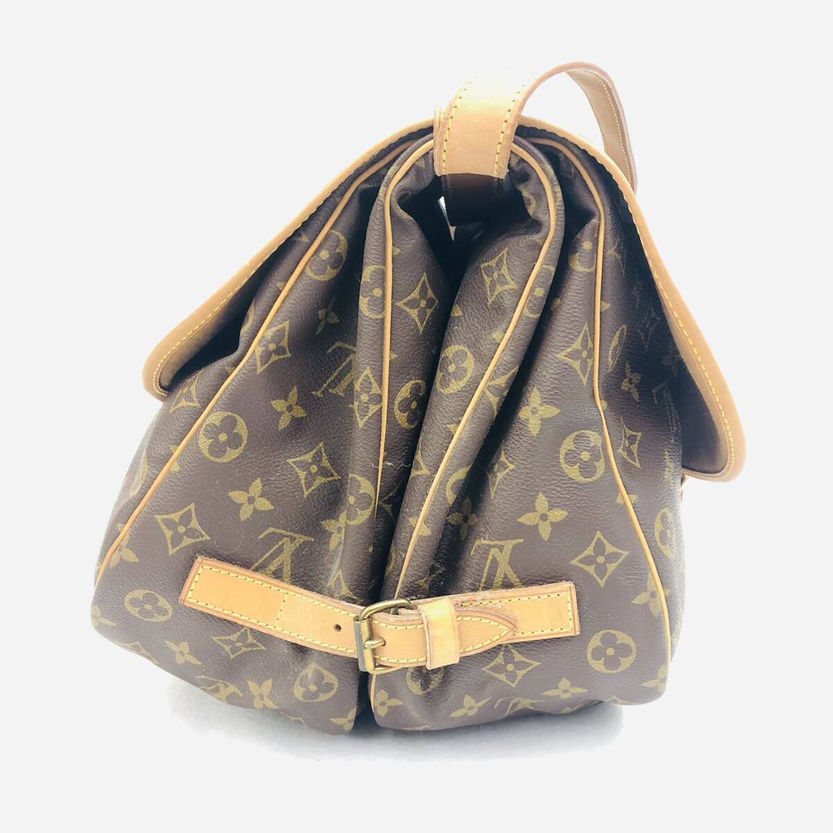 LOUIS VUITTON ソミュール35 モノグラム ショルダー C2の画像4