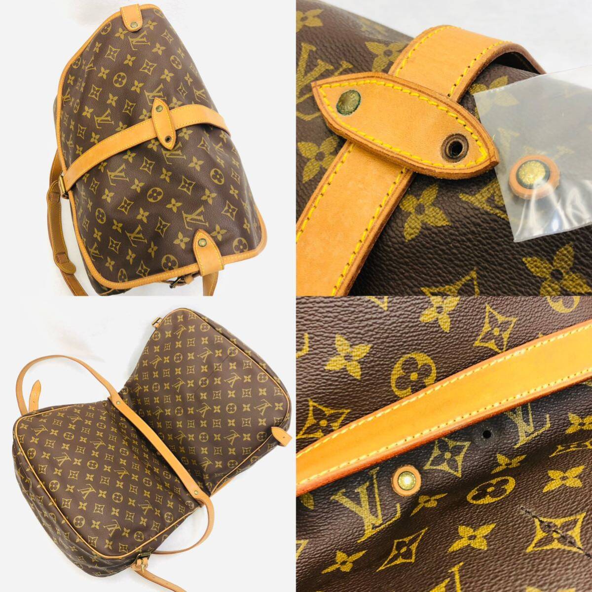 LOUIS VUITTON ソミュール35 モノグラム ショルダー C2の画像7