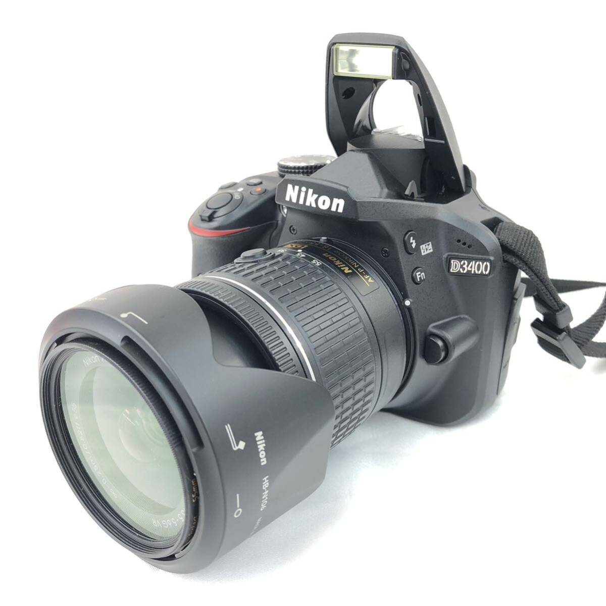 Nikon D3400 ボディ＋レンズ AF-P DX NIKKOR 18-55mm 1:3.5-5.6G VR セット品 C3の画像2