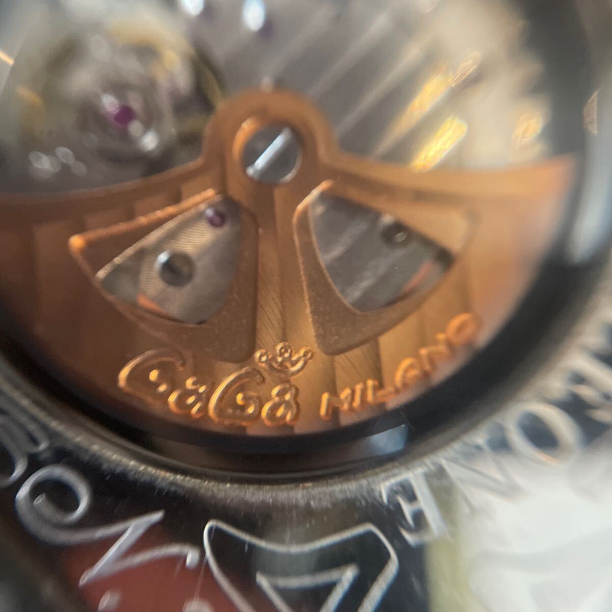 ガガミラノ 腕時計 自動巻き　稼働品 ケースサイズ45ミリ　ナポレオーネ _画像8