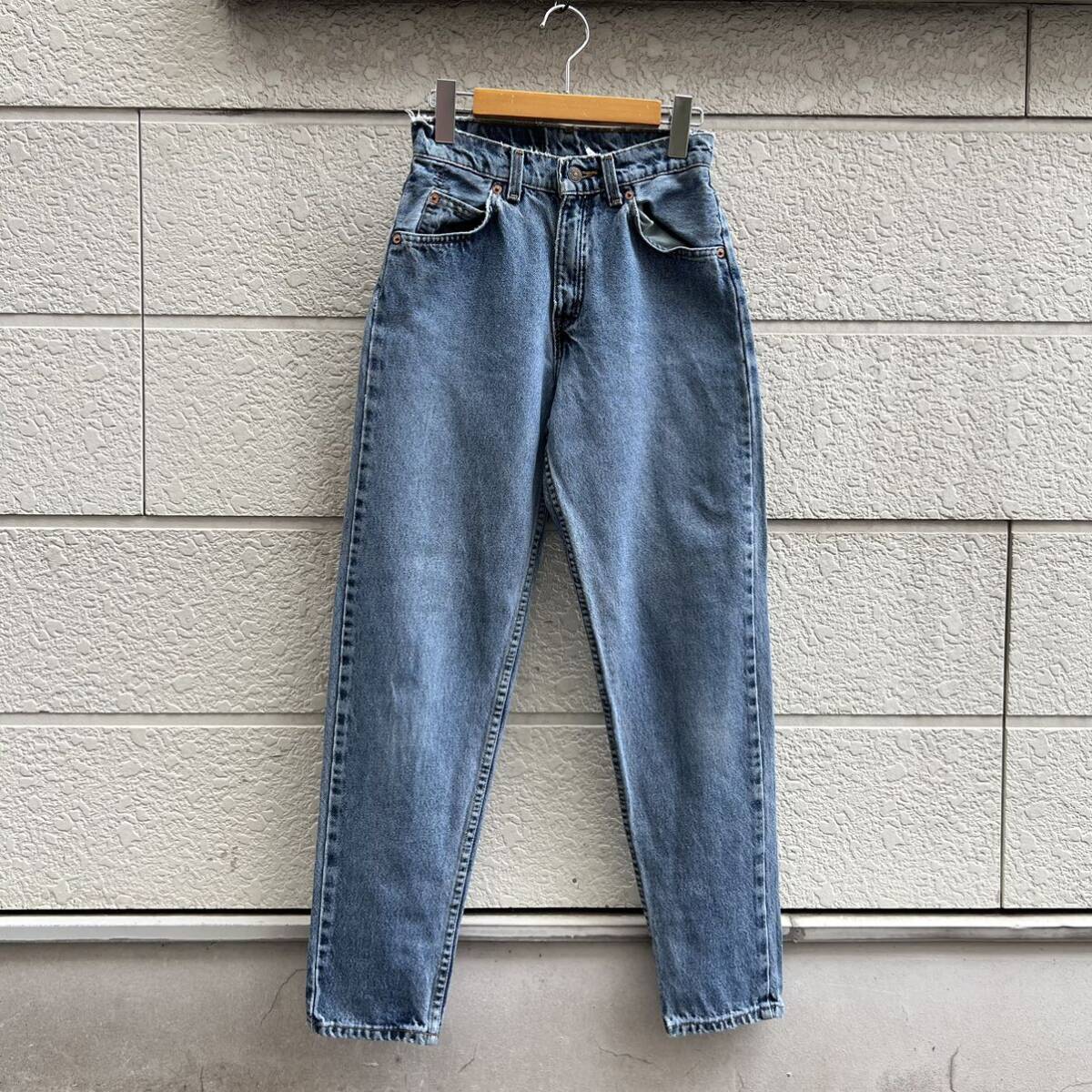 90s USA製 リーバイス デニムパンツ ジーンズ テーパード Levi's 10962 レディース アメリカ製 古着 vintage ヴィンテージ Sサイズ_画像1