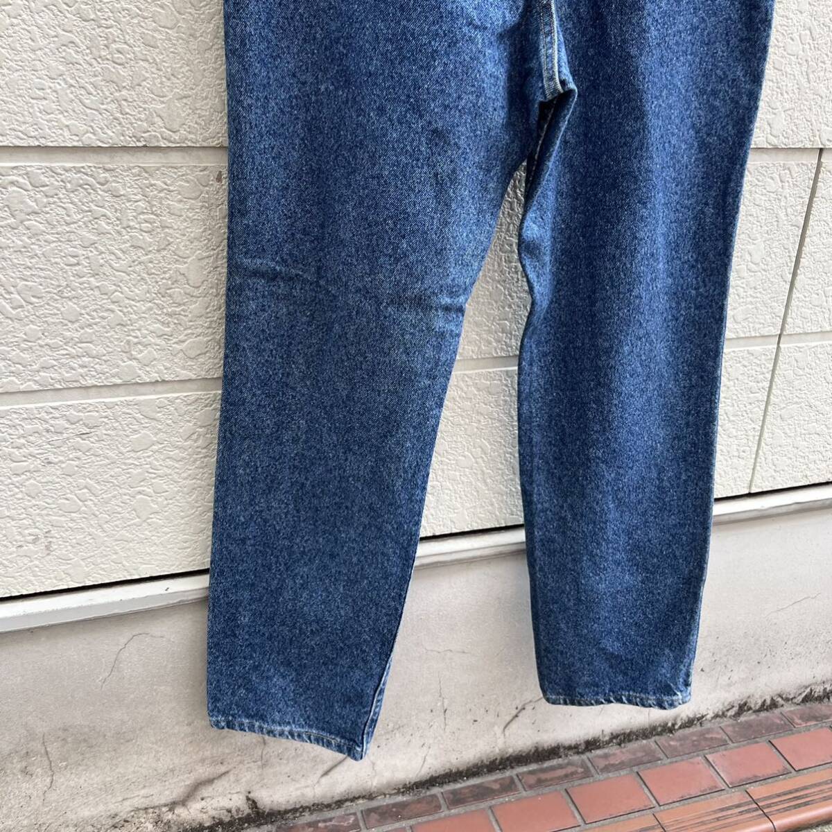 90s USA製 Lee デニムパンツ ブルーデニム ジーンズ テーパード リー 200-8944 アメリカ製 古着 vintage ヴィンテージ 38 × 32_画像7