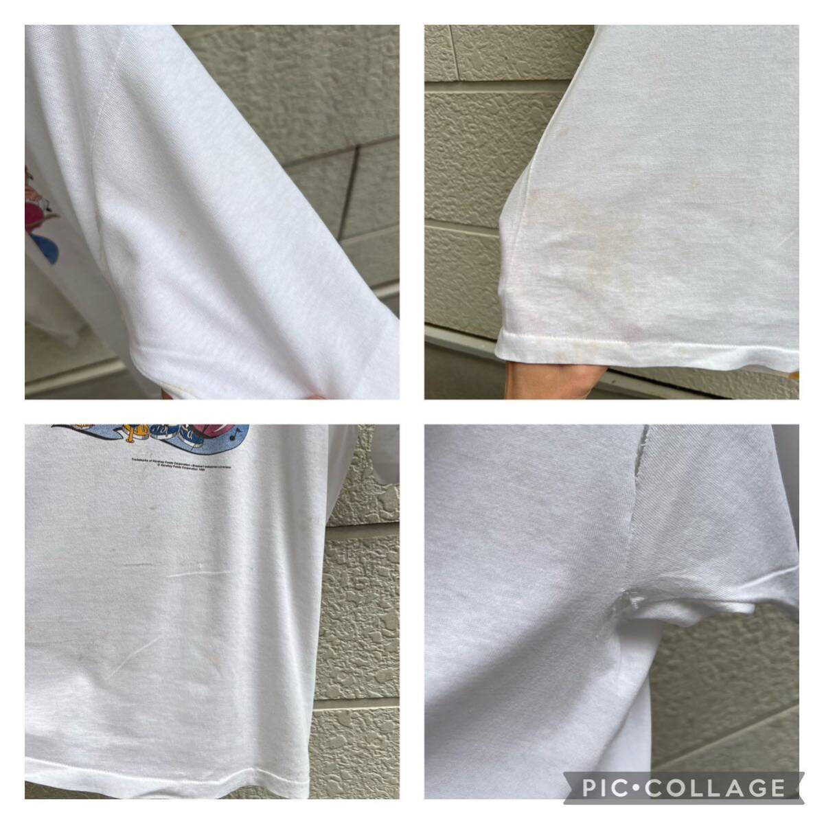 90s USA製 HERSHEY'S プリントTシャツ 半袖Tシャツ チョコレート ハーシー アメリカ製 古着 vintage ヴィンテージ Mサイズ 企業の画像9