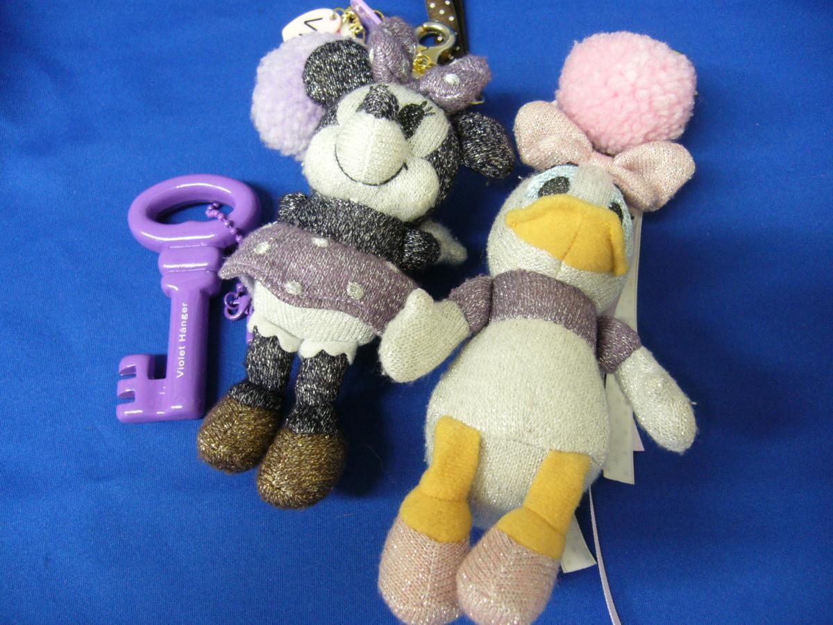  together * violet hanger Violet Hanger back charm * key holder / Mickey * minnie * Donald 